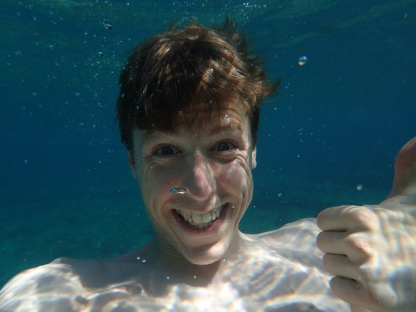 Obligatory underwater selfie